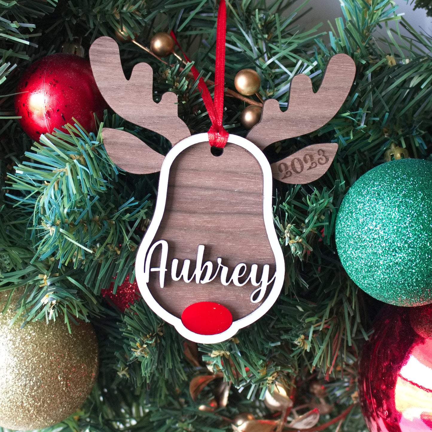 Custom Reindeer Christmas Ornaments - Matt Granger Designs