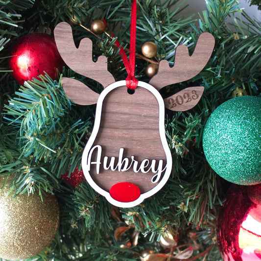 Custom Reindeer Christmas Ornaments - Matt Granger Designs