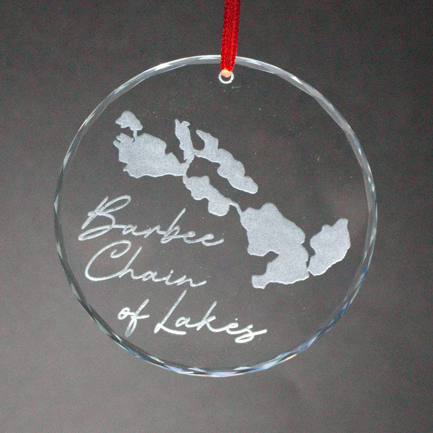 Glass Christmas Ornament Lake (Indiana) - Matt Granger Designs
