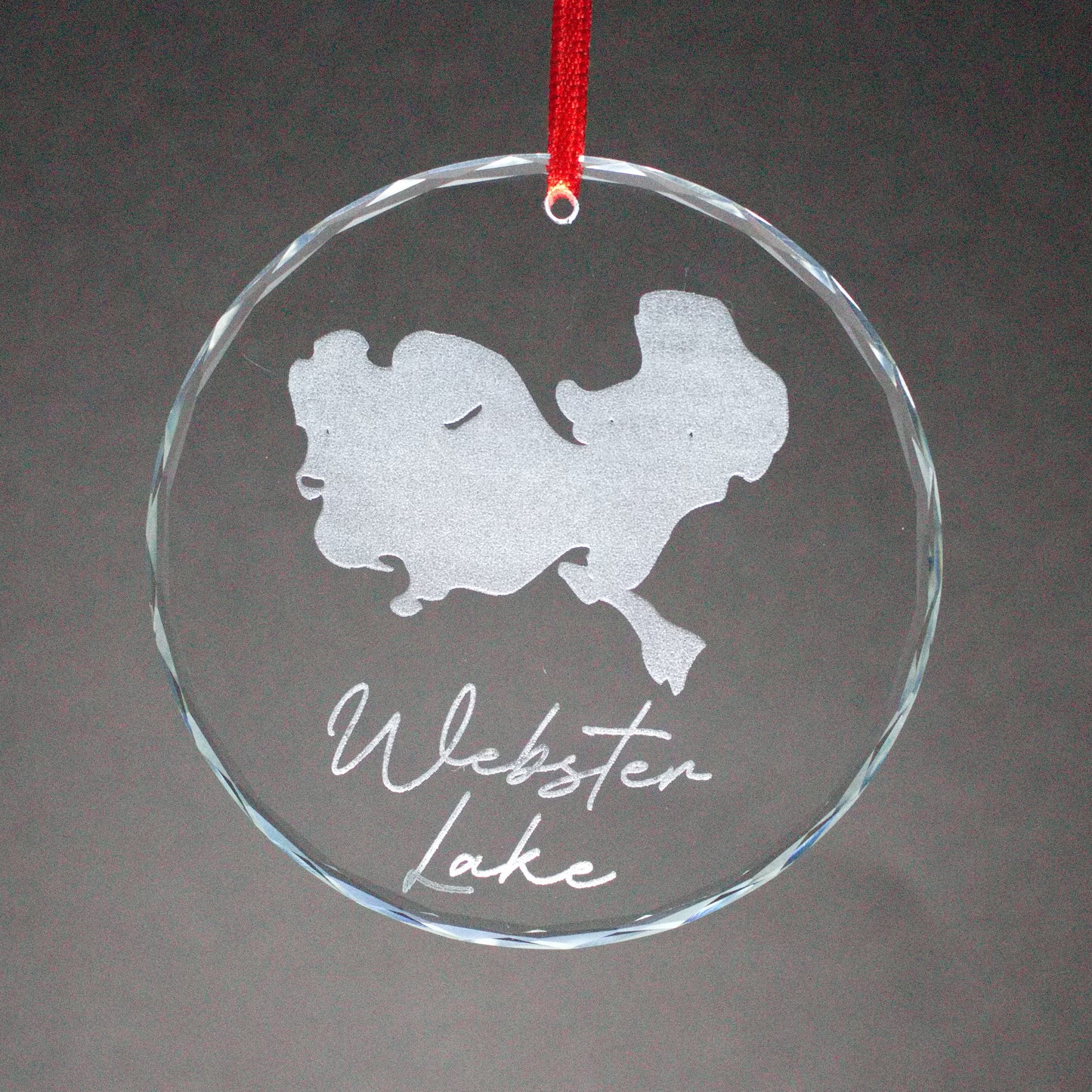 Glass Christmas Ornament Lake (Indiana) - Matt Granger Designs