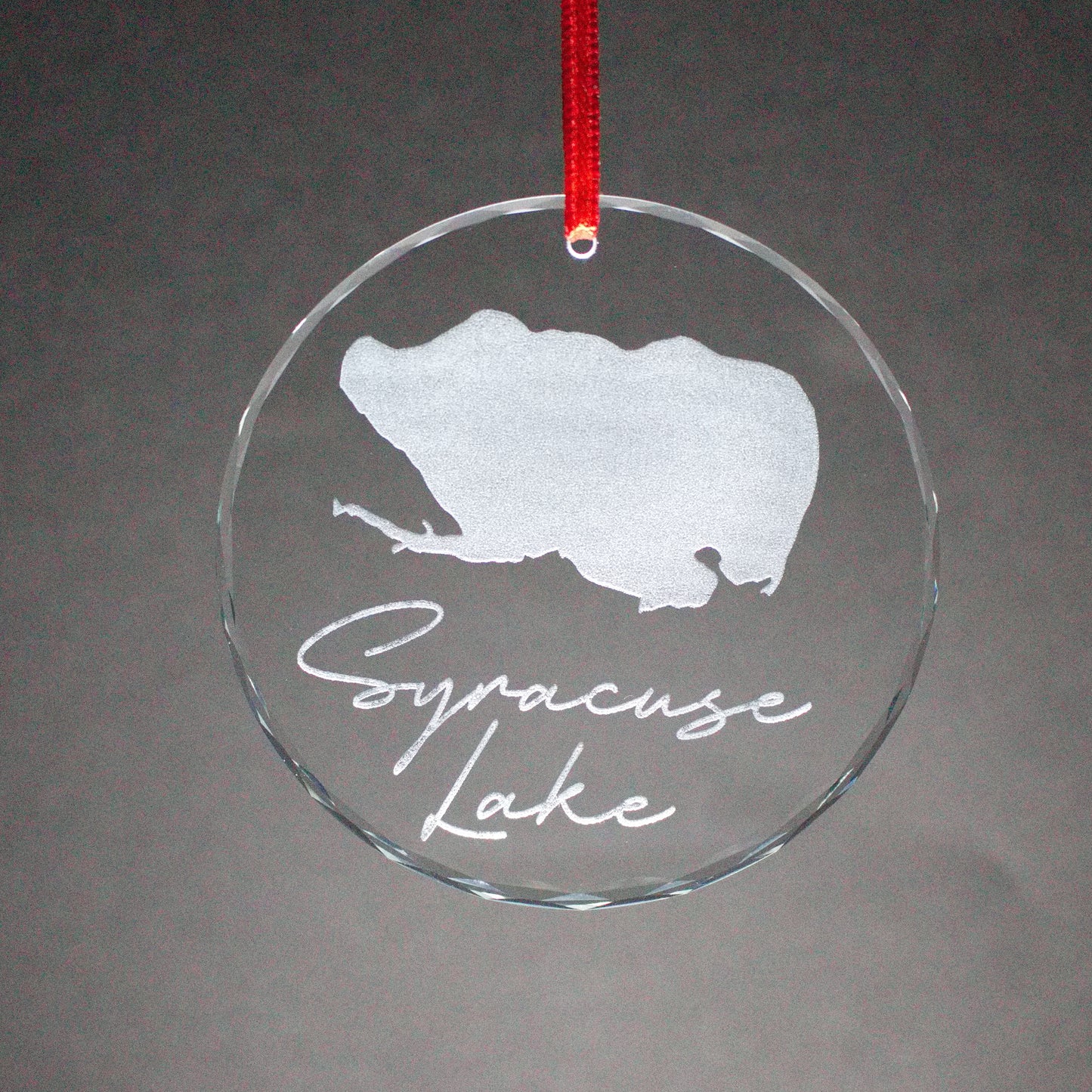 Glass Christmas Ornament Lake (Indiana) - Matt Granger Designs