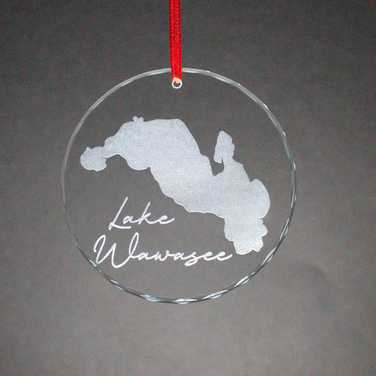 Glass Christmas Ornament Lake (Indiana)