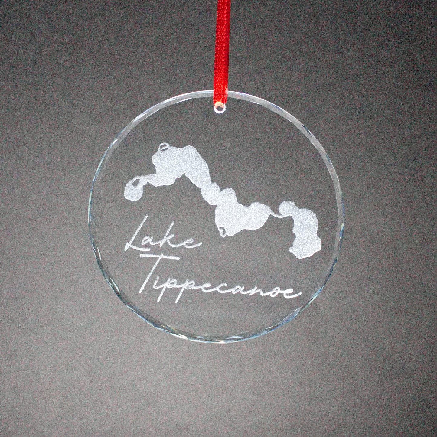 Glass Christmas Ornament Lake (Indiana) - Matt Granger Designs