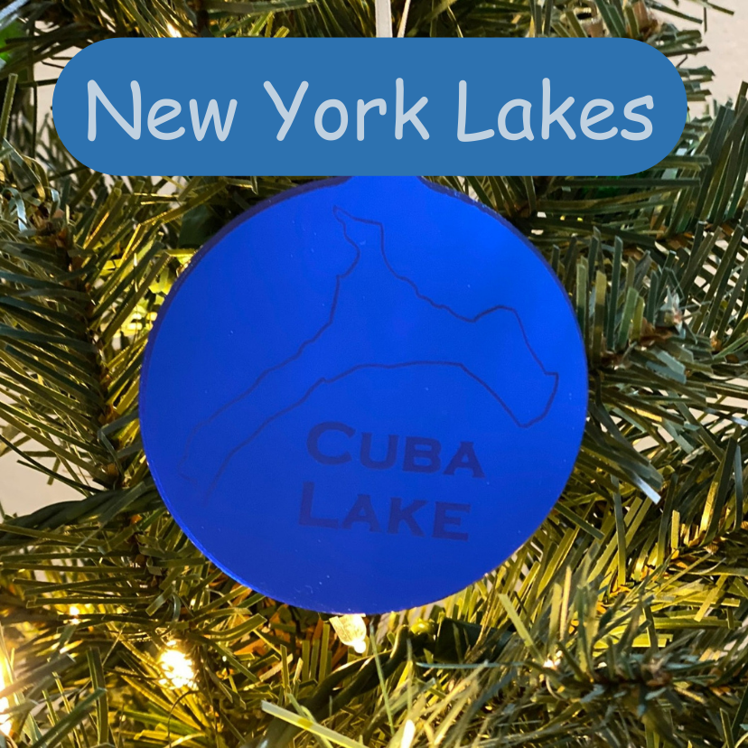 Acrylic Lake Ornaments (New York)