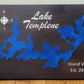 10"x15" Wooden Epoxy Lake Maps - Matt Granger Designs