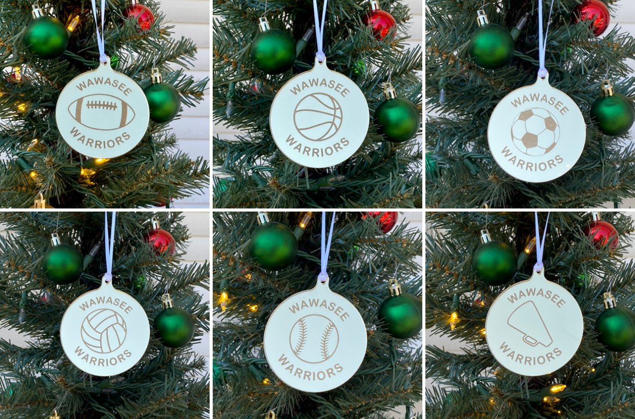 Acrylic Sports Ornaments - Matt Granger Designs