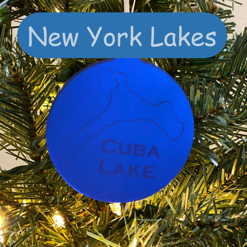 Acrylic Lake Ornaments (New York) - Matt Granger Designs