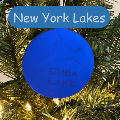 Acrylic Lake Ornaments (New York) - Matt Granger Designs