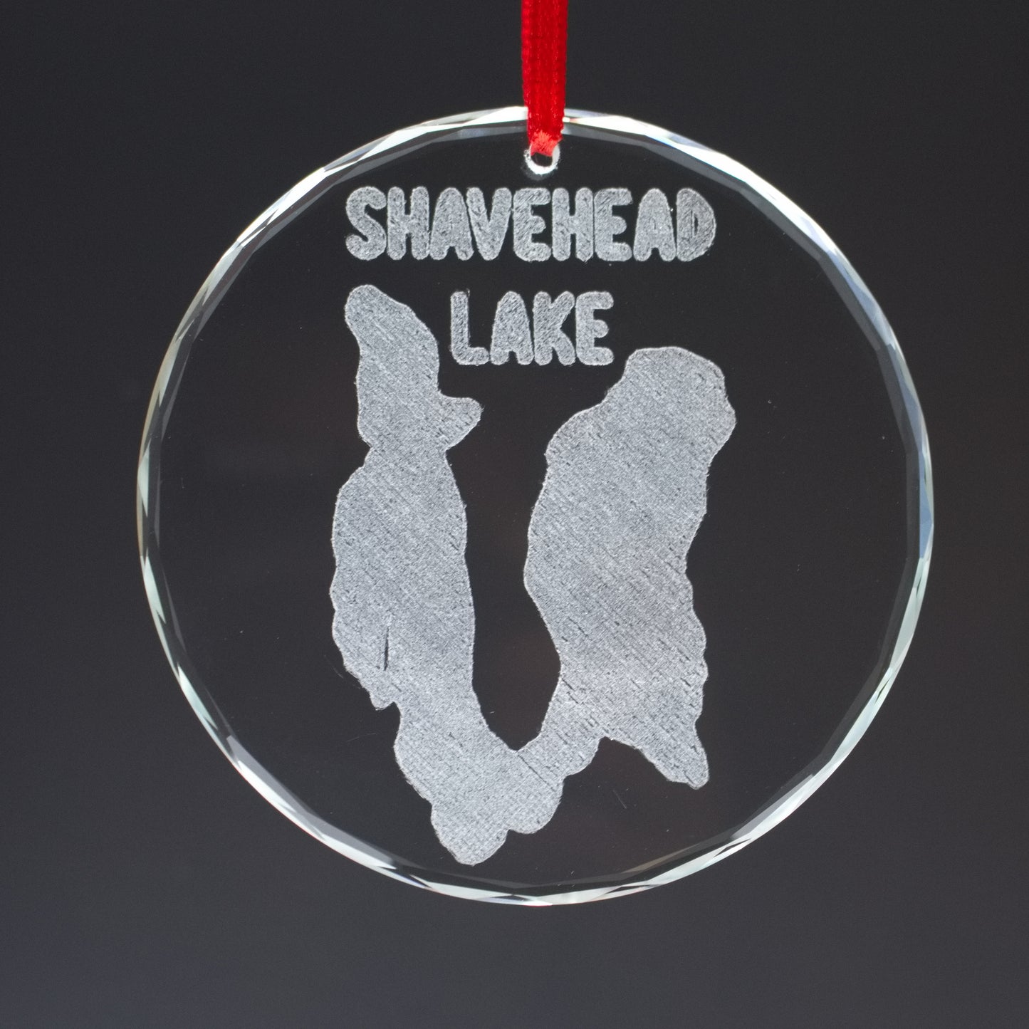 Glass Christmas Ornament Lake (Michigan)