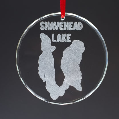 Glass Christmas Ornament Lake (Michigan) - Matt Granger Designs