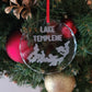 Glass Christmas Ornament Lake (Michigan)