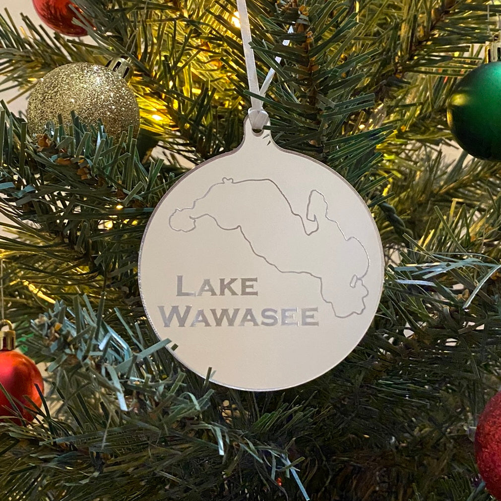 Acrylic Lake Ornaments (Indiana) - Matt Granger Designs