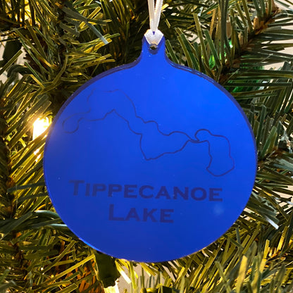 Acrylic Lake Ornaments (Indiana) - Matt Granger Designs